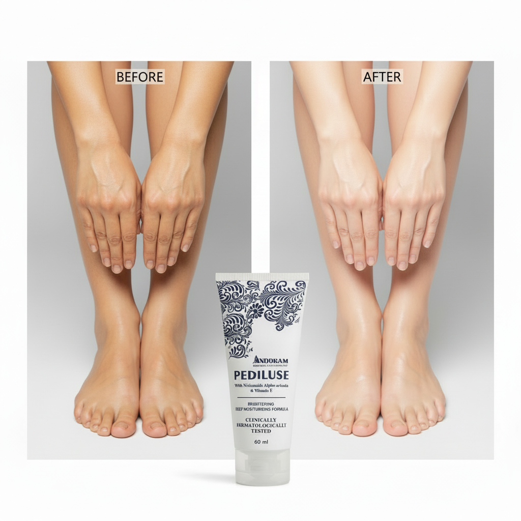 PEDILUXE Brightening Hand & Foot Cream | Dark Spot Corrector with Niacinamide, Alpha-Arbutin & Kojic Acid