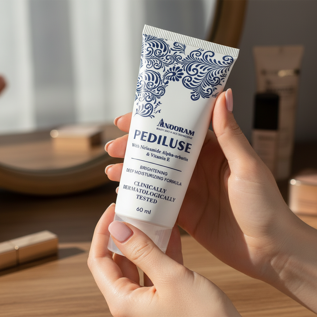 PEDILUXE Brightening Hand & Foot Cream | Dark Spot Corrector with Niacinamide, Alpha-Arbutin & Kojic Acid