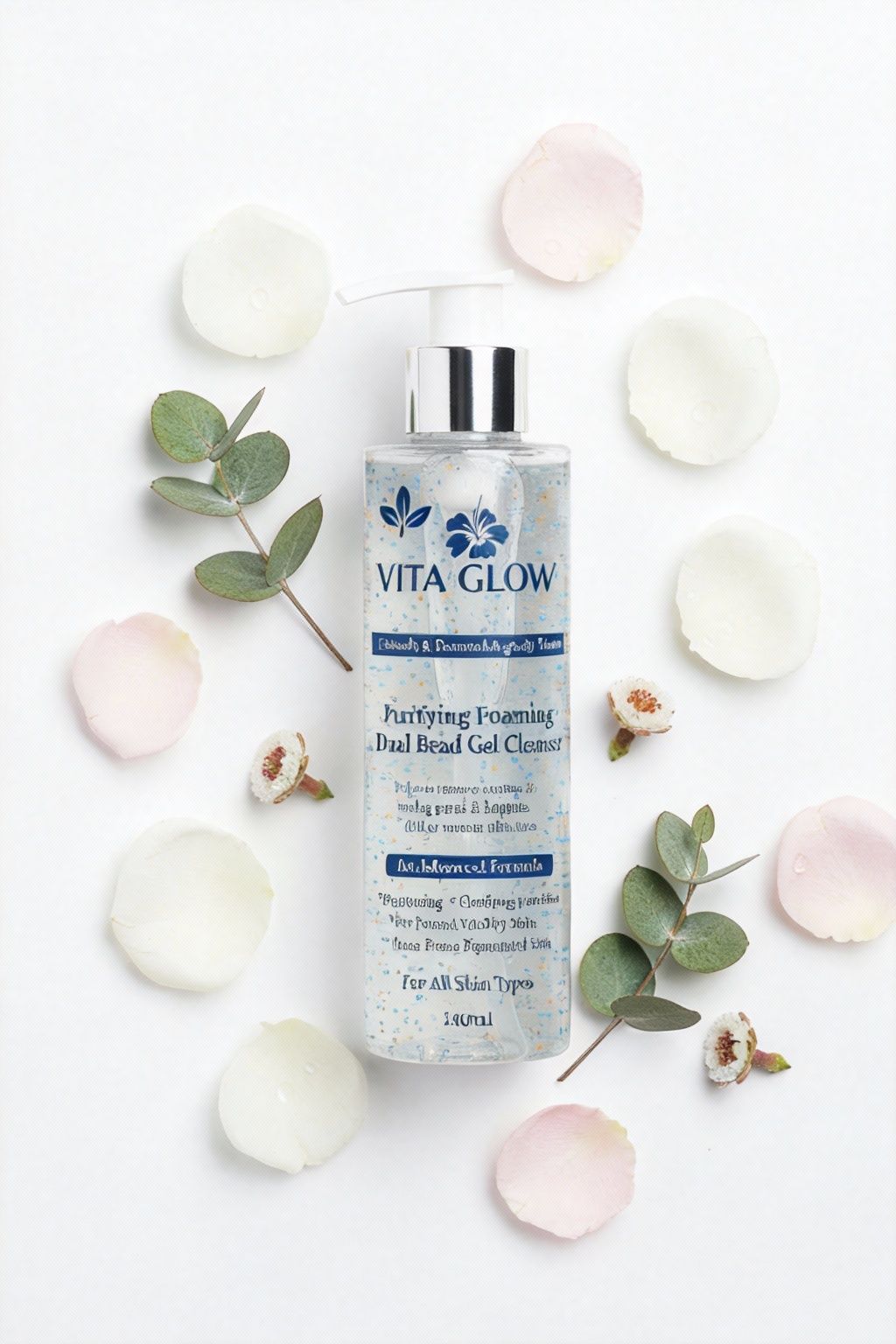 Vita-Glow Brightening Gel Cleanser: Mandelic Acid for Acne & Pigmentation